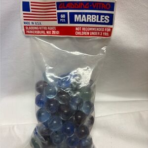 New in package Gladding-Vitro Marbles 60 Pcs Vintage